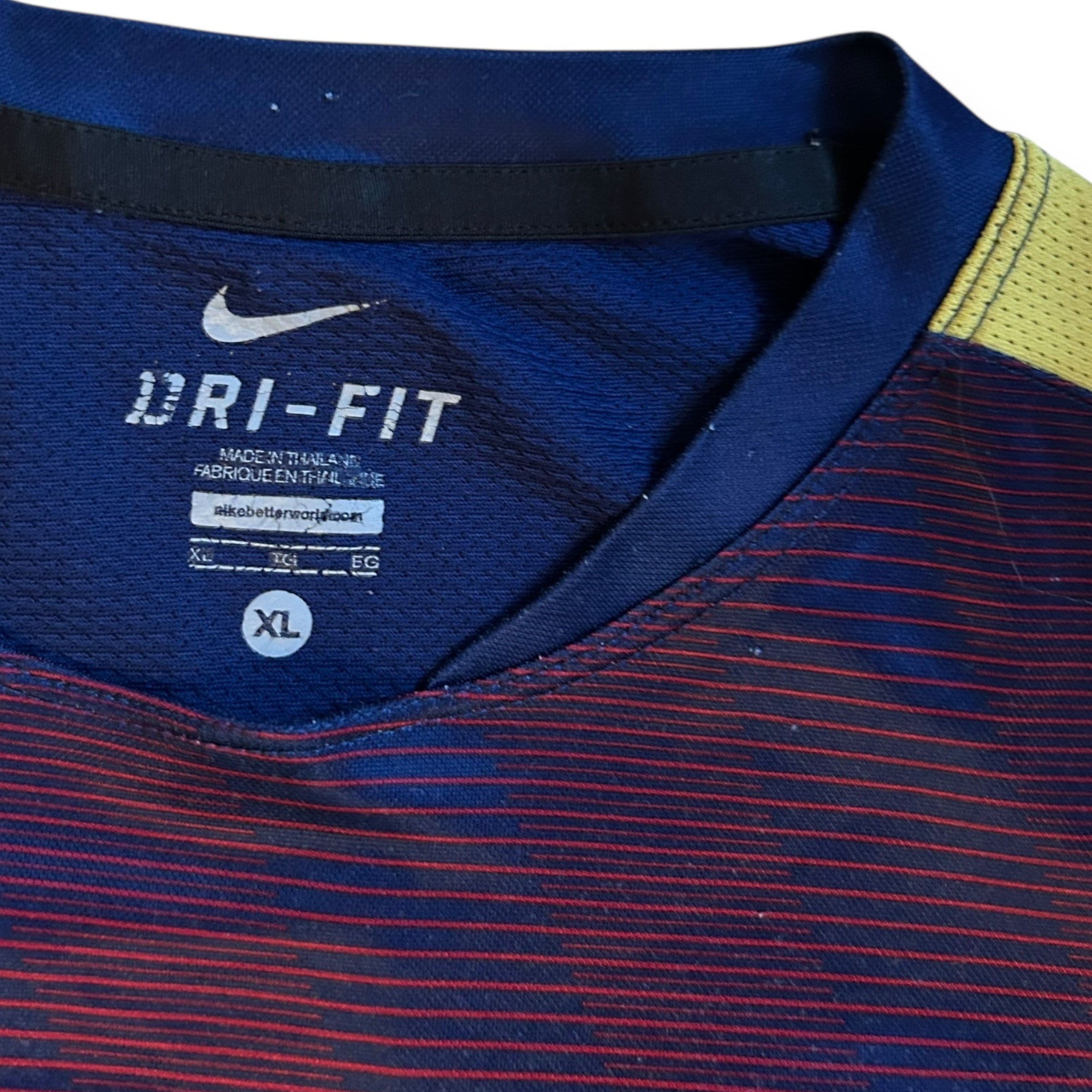 Vintage Nike FC Barcelona Trainigsshirt XL