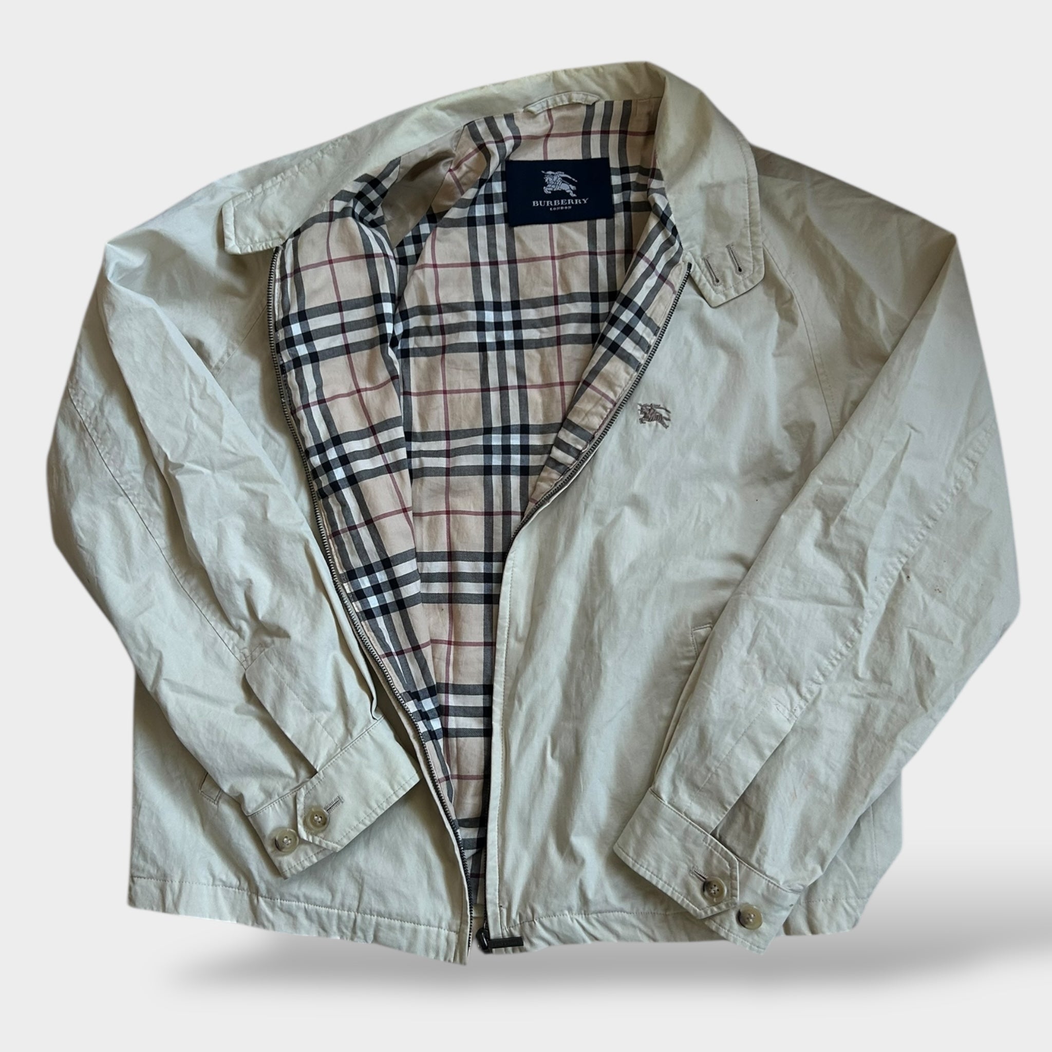 Vintage Burberry Harrington Jacket L