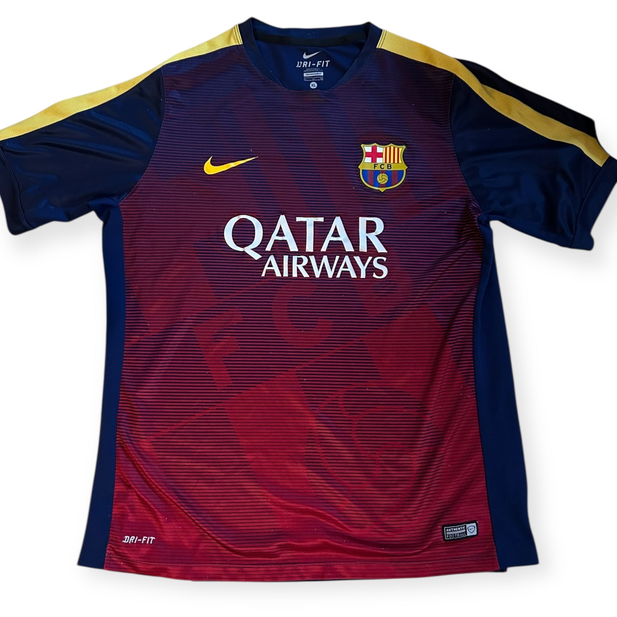 Vintage Nike FC Barcelona Trainigsshirt XL