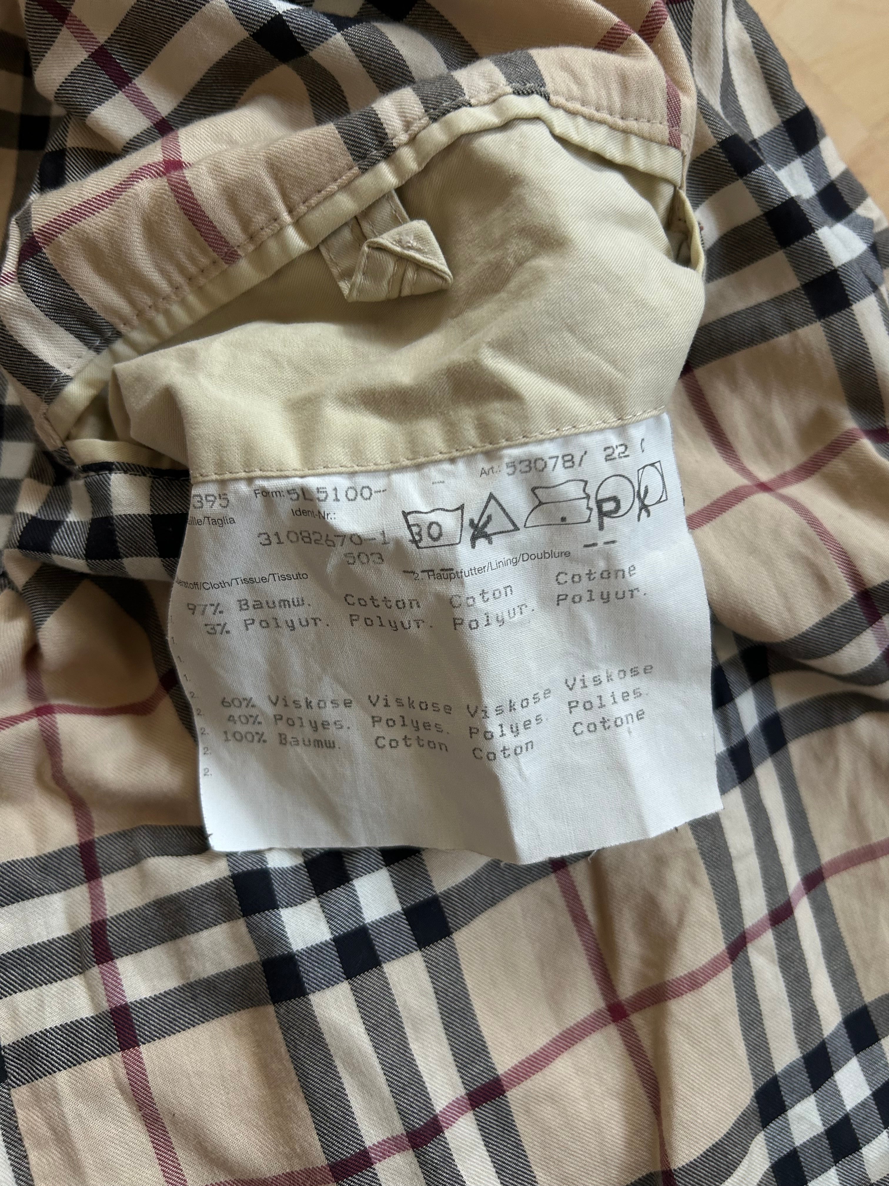 Vintage Burberry Harrington Jacket L
