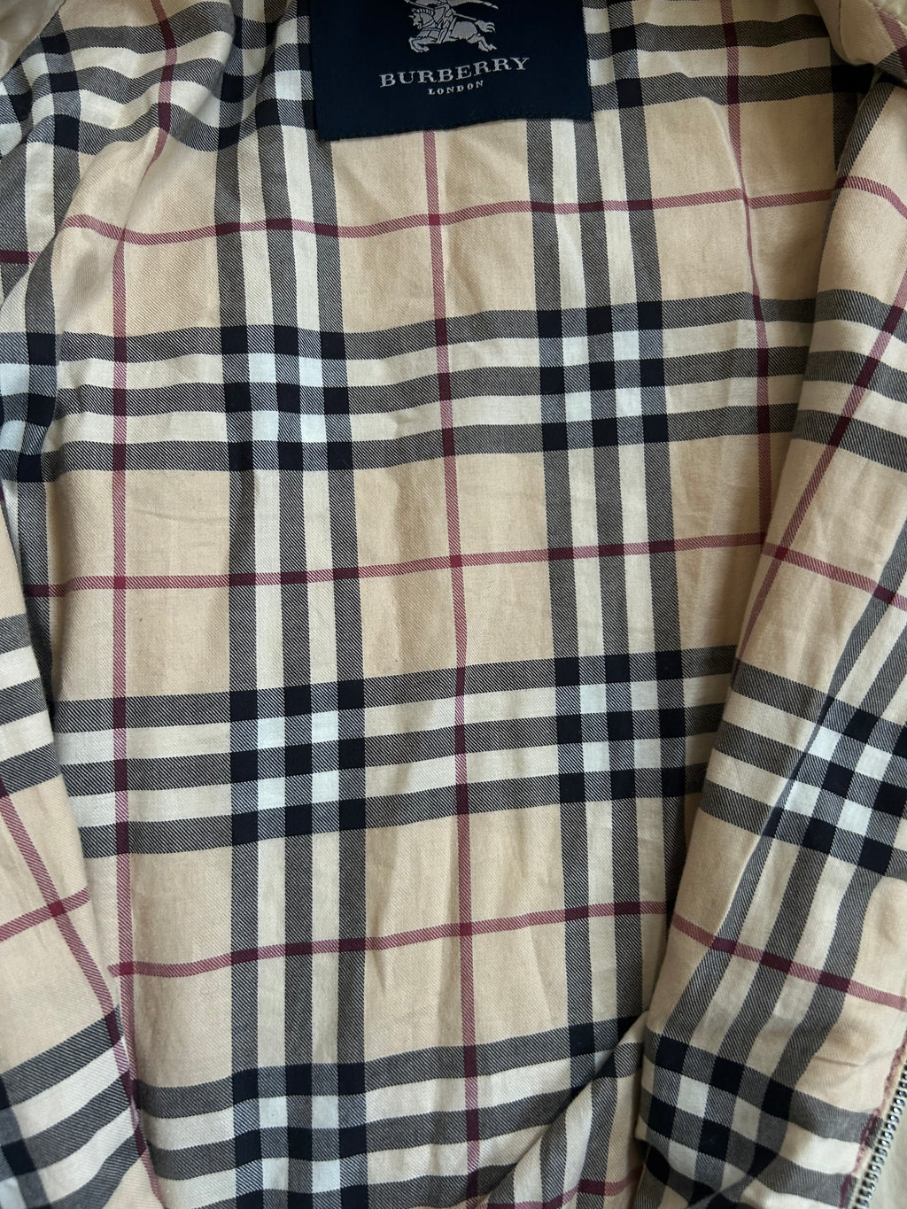 Vintage Burberry Harrington Jacket L