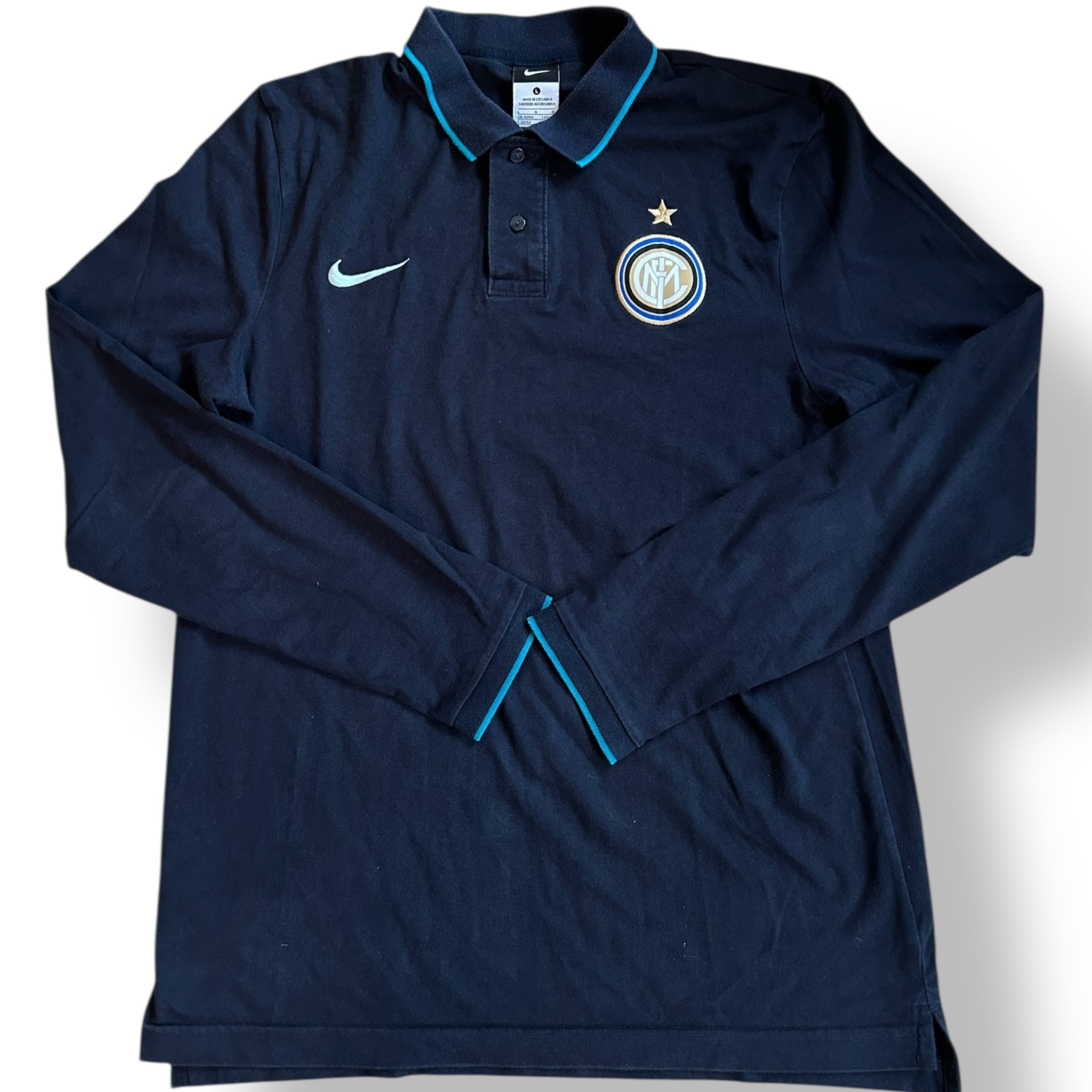 Vintage Nike Inter Mailand Longsleeve Polo L
