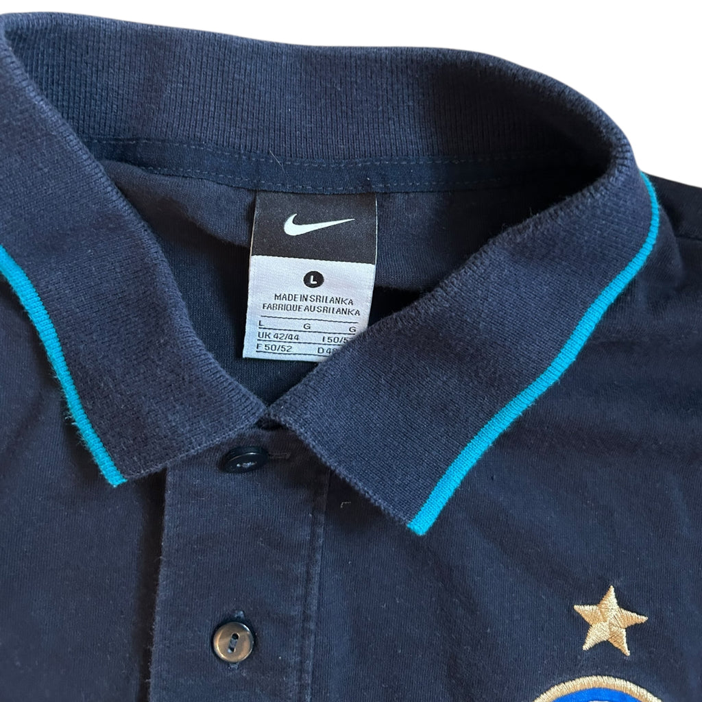 Vintage Nike Inter Mailand Longsleeve Polo L